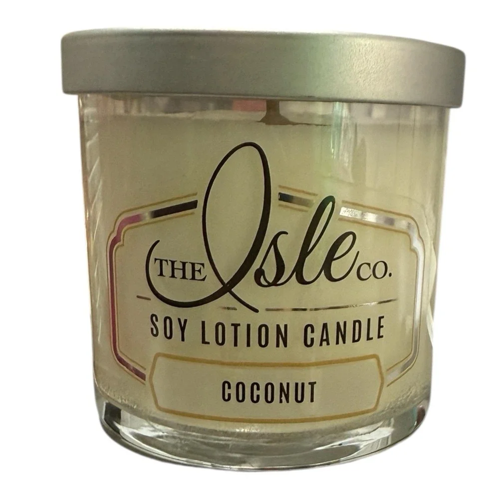 The Isle Co Soy Lotion CANDLE Single Wick CandleMakers Blend Moisturizer Coconut